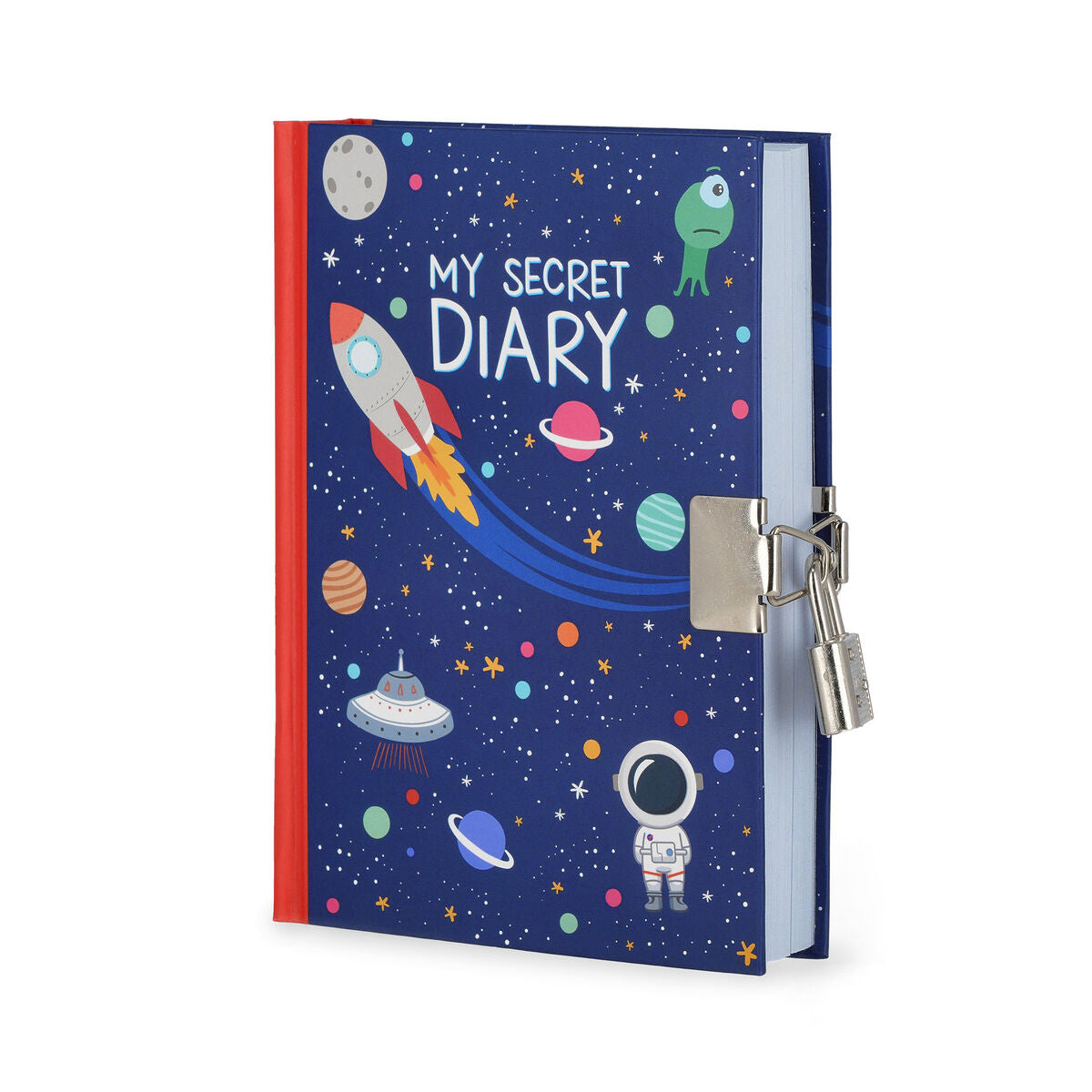 My Secret Diary with Padlock - Space - Anilas UK