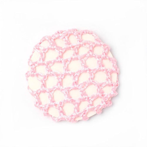 Pink Shiny Bun Net - 10cm - Anilas UK