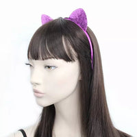 
              Sequin Cat Ears on Headband - Anilas UK
            