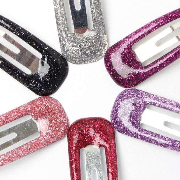 Card of 4 Glitter sleepies and 4 Elastics - Anilas UK