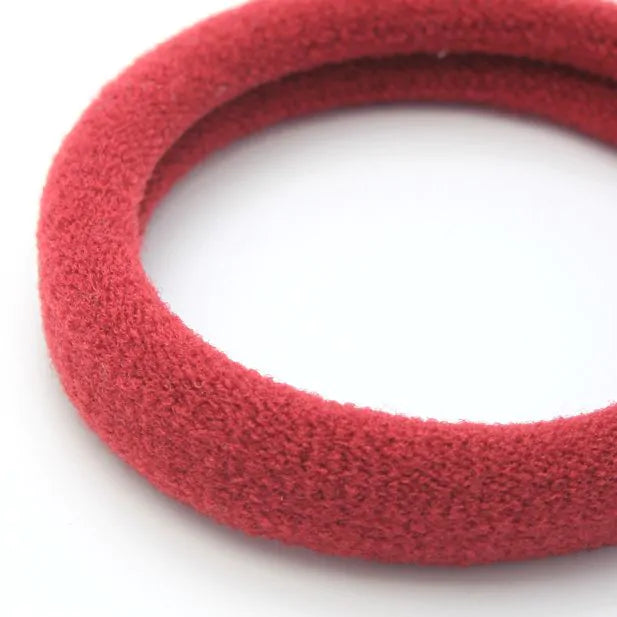 Dark School Colour Jersey Endless Snag Free Hair Bobbles (Pack of 6) - Anilas UK
