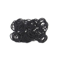 
              Mini hair elastic bands - Black - Pack Of 100 - 2mm Thick - Anilas UK
            