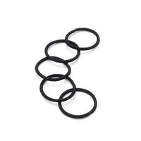 Mini hair elastic bands - Black - Pack Of 100 - 2mm Thick - Anilas UK