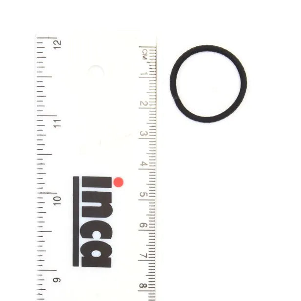 Mini hair elastic bands - Black - Pack Of 100 - 2mm Thick - Anilas UK