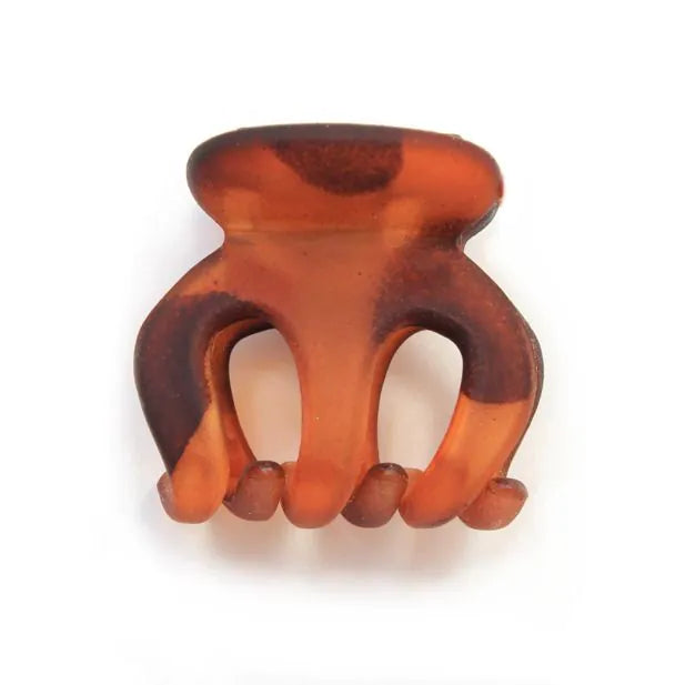 Matt Tortoiseshell Octopus Mini Clamps, 2 cm, Set of 6 - Anilas UK