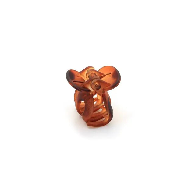 Matt Tortoiseshell Octopus Mini Clamps, 2 cm, Set of 6 - Anilas UK