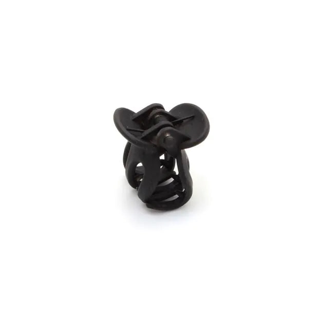 Card of 6 Matt Black mini clamps 2cm - Anilas UK