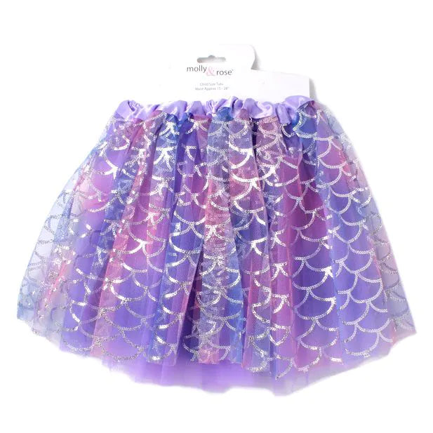 Lilac Net Mermaid Tutu Triple Layered Child Size