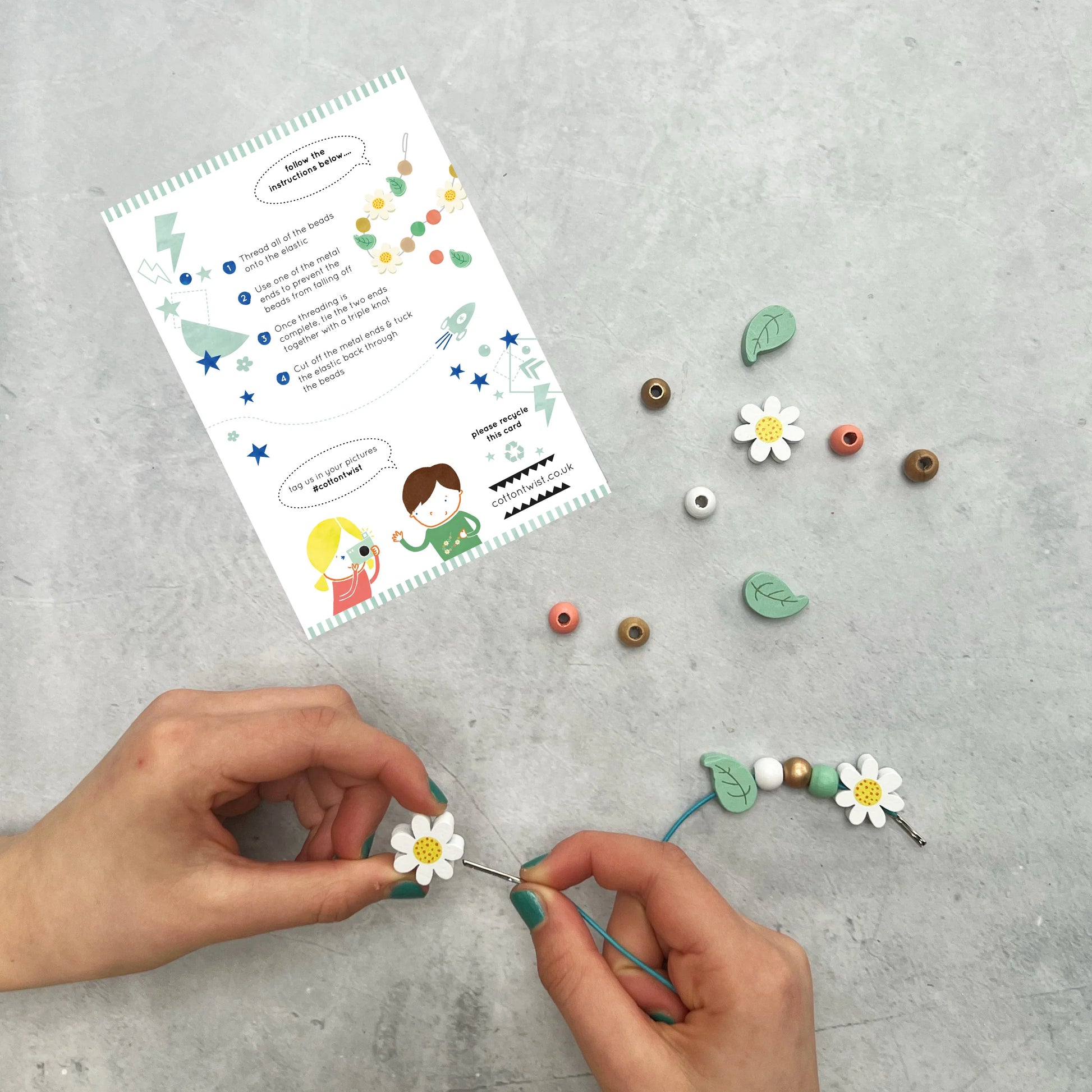 Make Your Own Daisy Chain Bracelet - Anilas UK