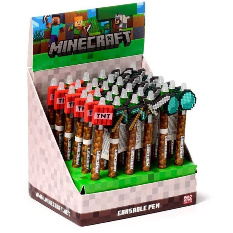 Minecraft Pen With Tools Silicone Topper