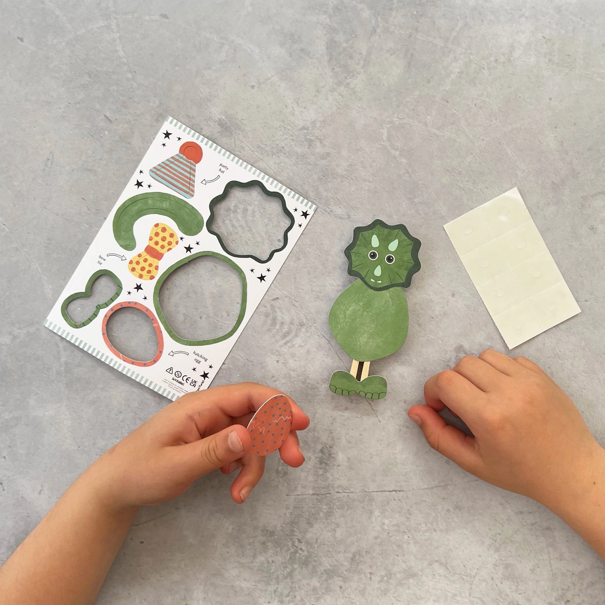 Make Your Own Dinosaur Peg Doll - Anilas UK