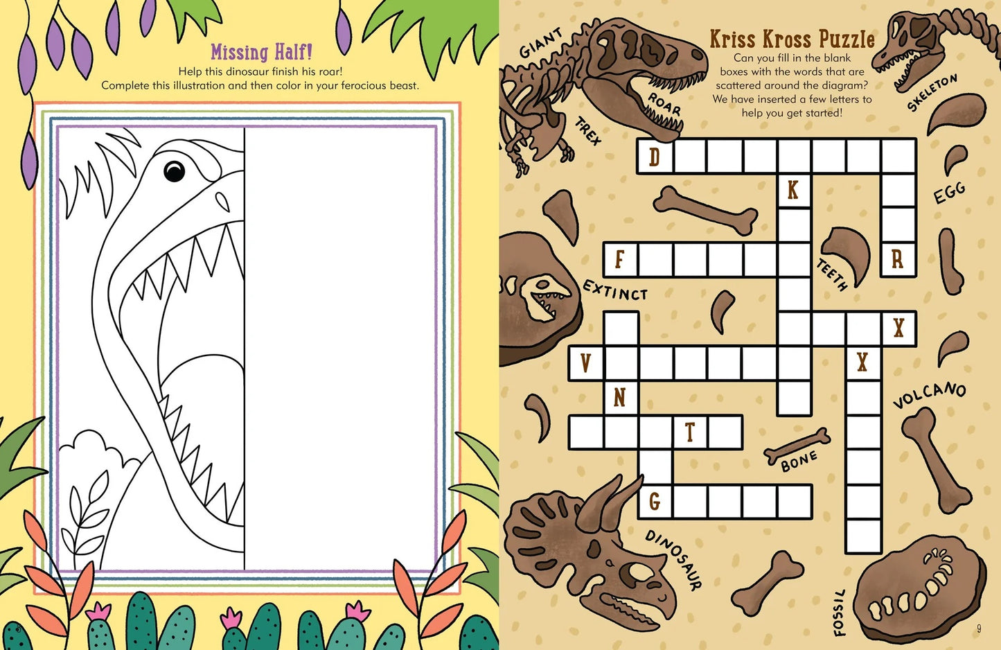 Dinosaur Activity Book - Anilas UK