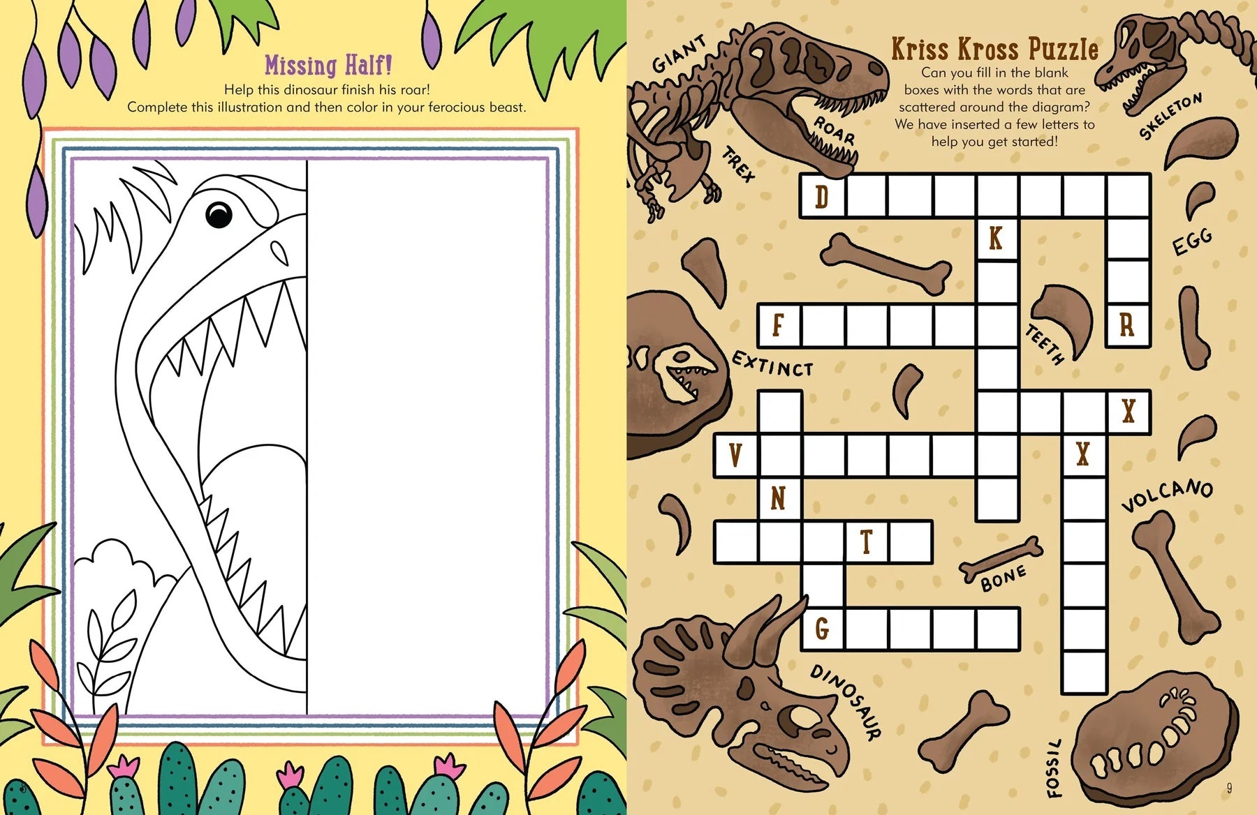 Dinosaur Activity Book - Anilas UK