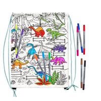 Eat Sleep Doodle's Dinosaur Colour in Backpack - Anilas UK