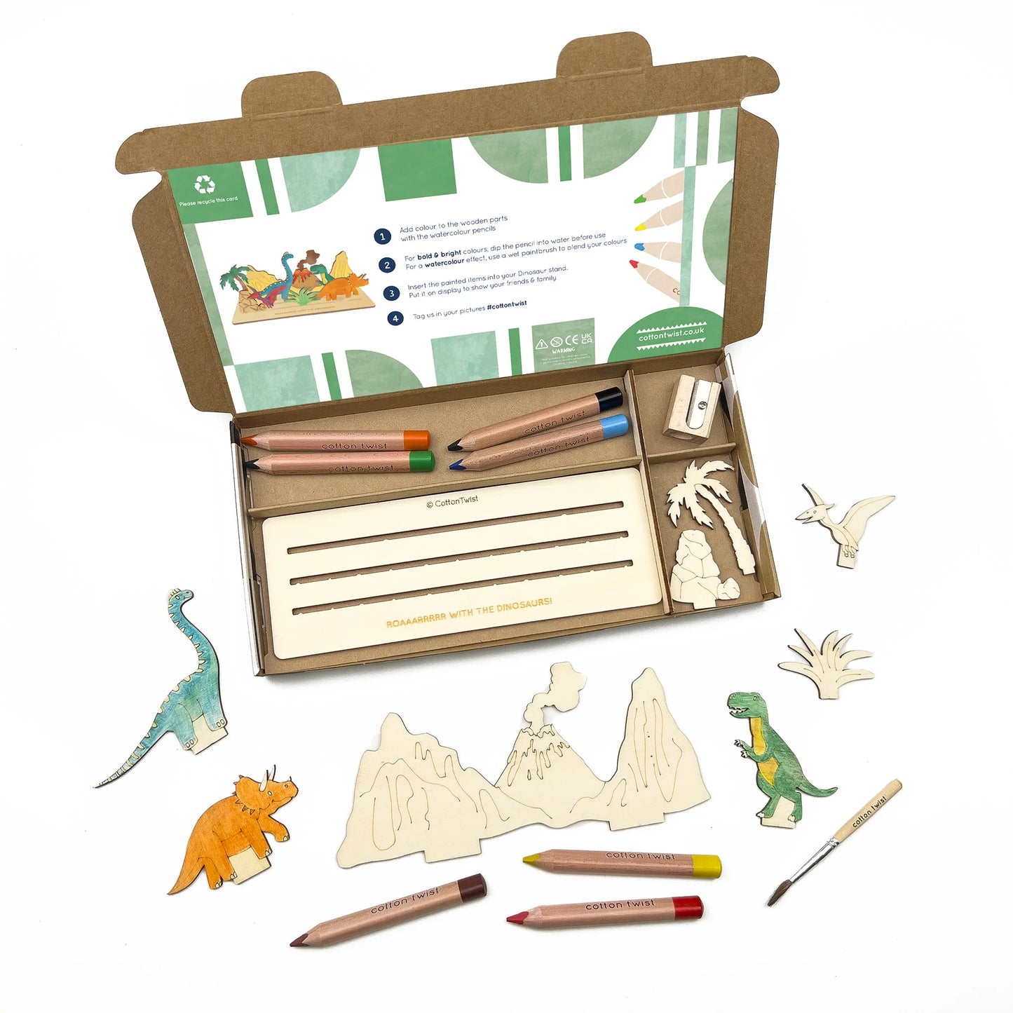 Make Your Own Dinosaur Scene Craft Kit - Anilas UK