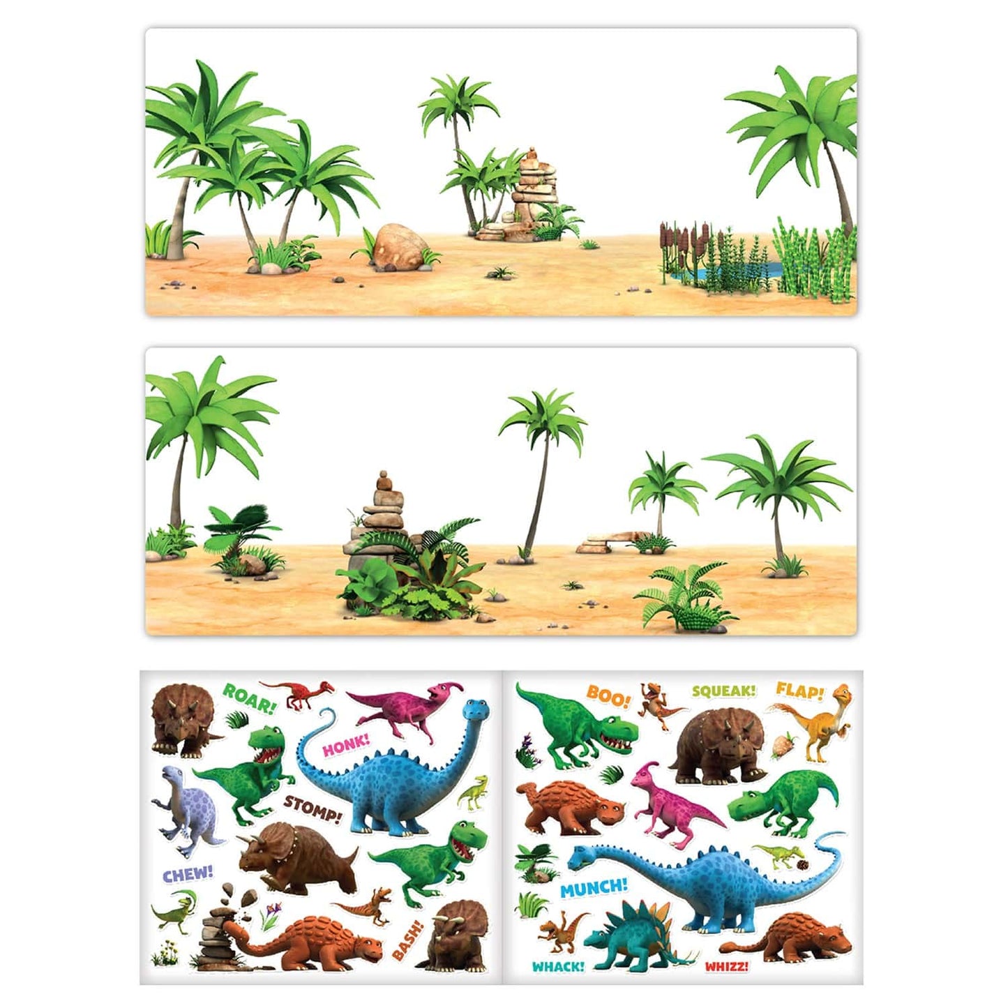 Dinosaur Roar! Sticker Scene Activity Set - Anilas UK