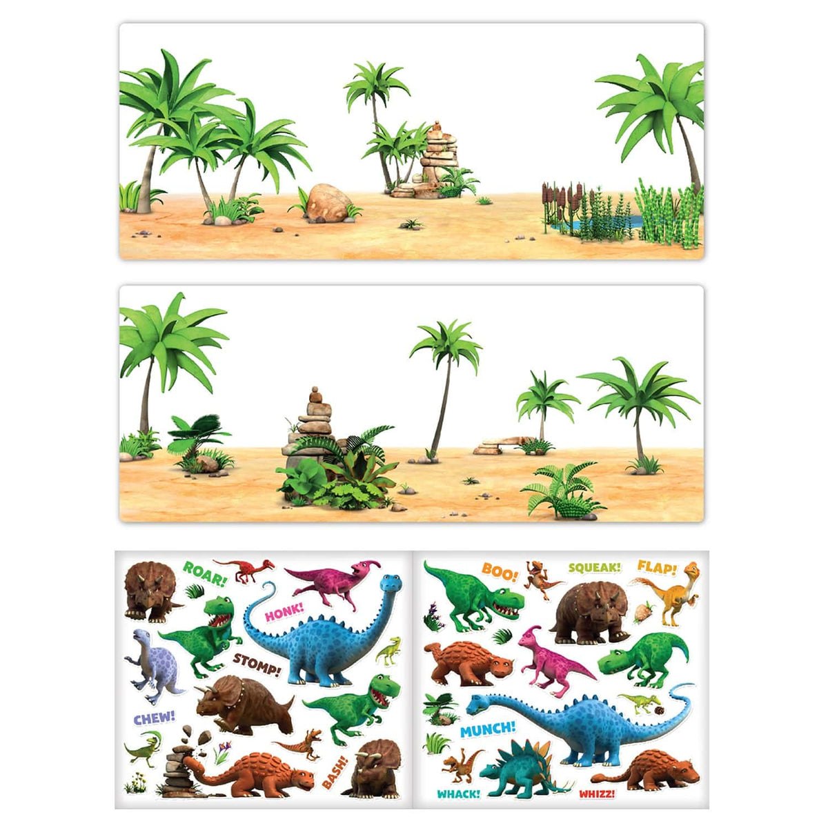 Dinosaur Roar! Sticker Scene Activity Set | Anilas UK