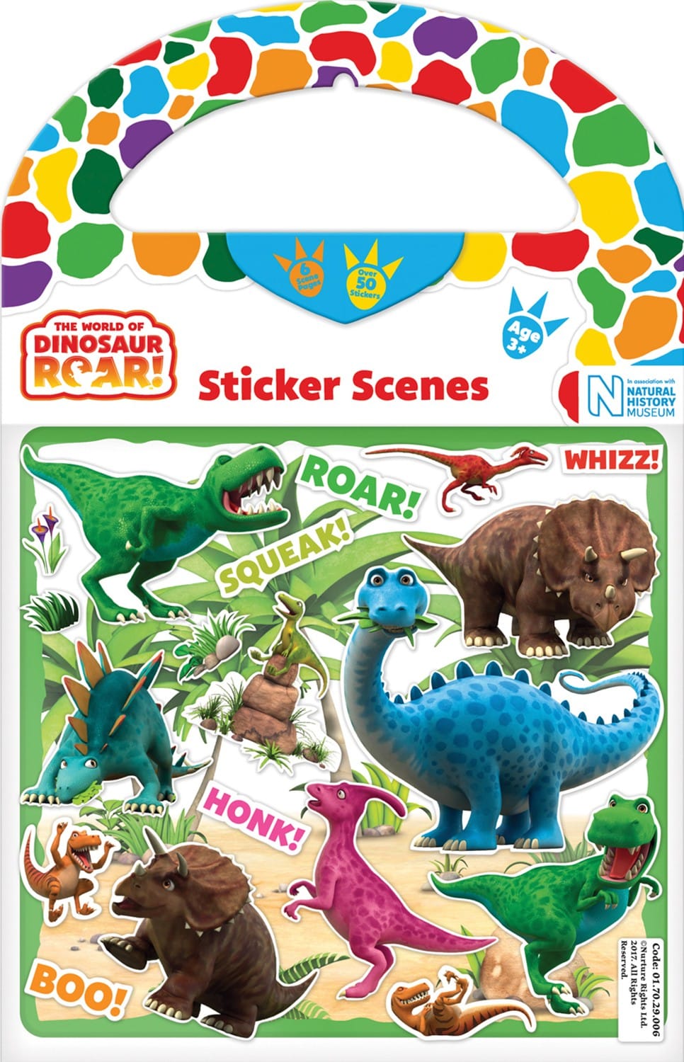 Dinosaur Roar! Sticker Scene Activity Set - Anilas UK