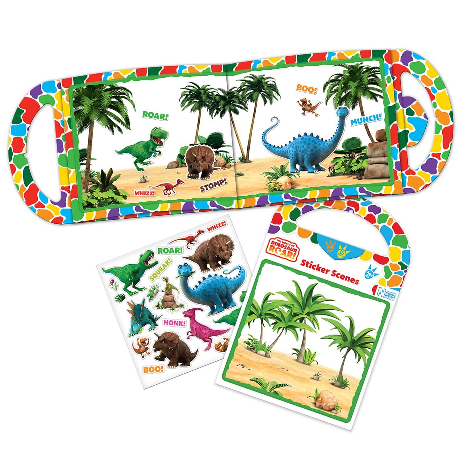 Dinosaur Roar! Sticker Scene Activity Set - Anilas UK