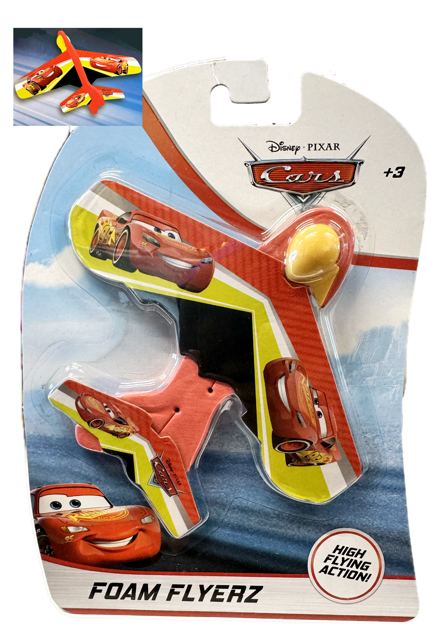 Disney Cars Foam Flyerz Glider Toy