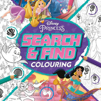 Disney Princess: Search & Find Colouring Book