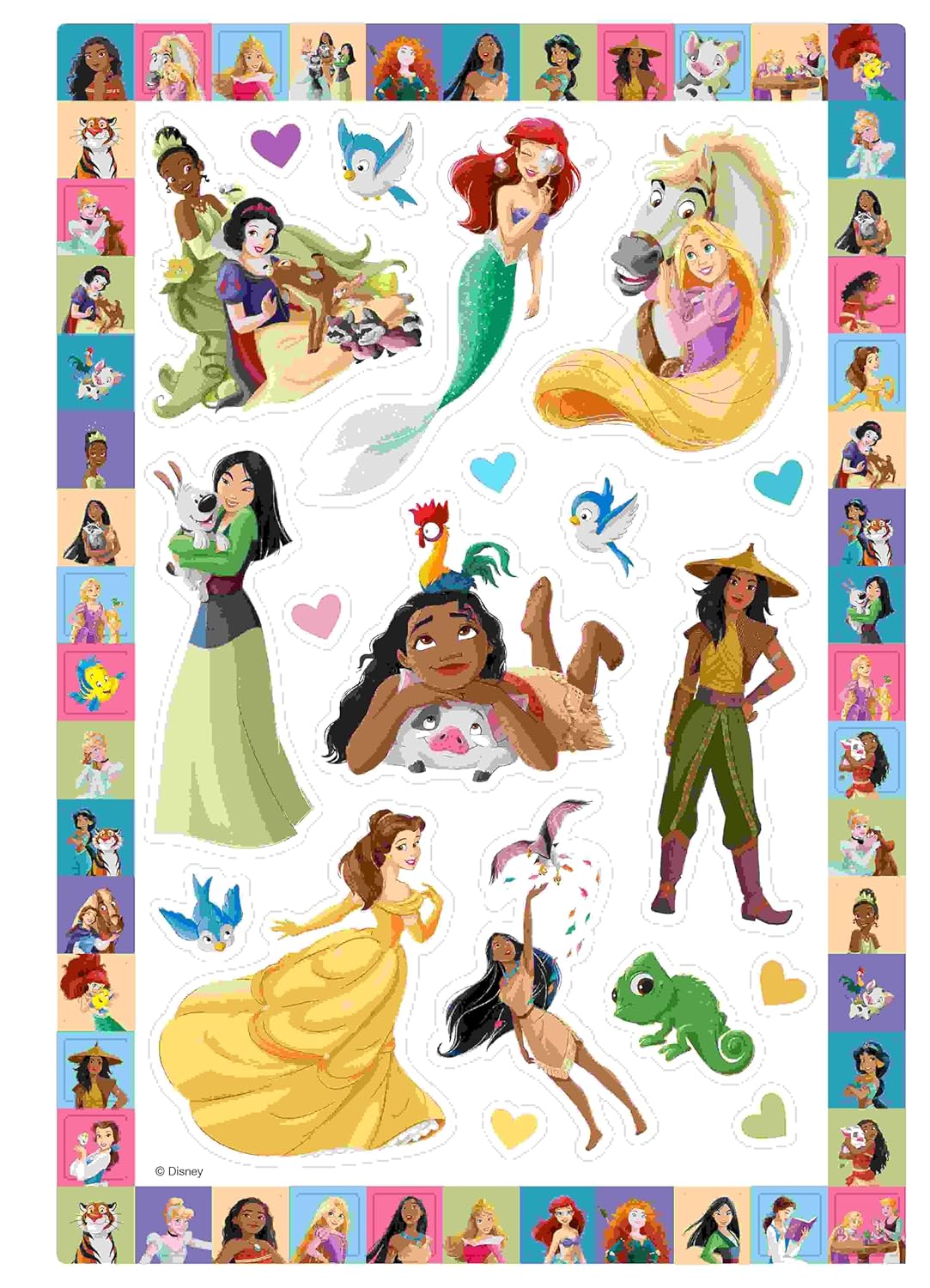Disney Princess: Super Colouring Book (including 8 felt-tip pens) - Anilas UK