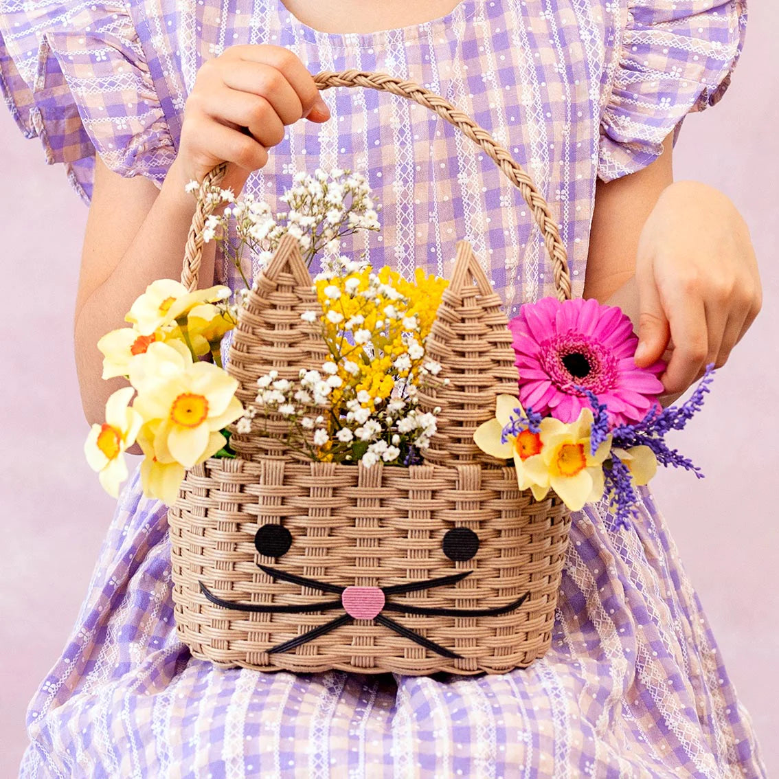 Recycled Paper Bunny Shaped Basket - Anilas UK