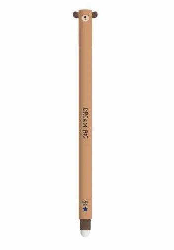 Legami Teddy Bear Erasable Gel Pen with Blue Ink - Anilas UK