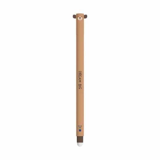 Legami Teddy Bear Erasable Gel Pen with Blue Ink - Anilas UK