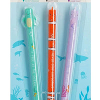 Legami Under the Sea: Sea Turtle, Clownfish & Seahorse Set of 3 Erasable Gel Pens