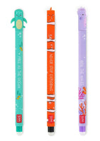 
              Legami Under the Sea: Sea Turtle, Clownfish & Seahorse Set of 3 Erasable Gel Pens
            