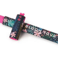 Legami Floral Erasable Gel Pen with Turquoise Ink - Anilas UK