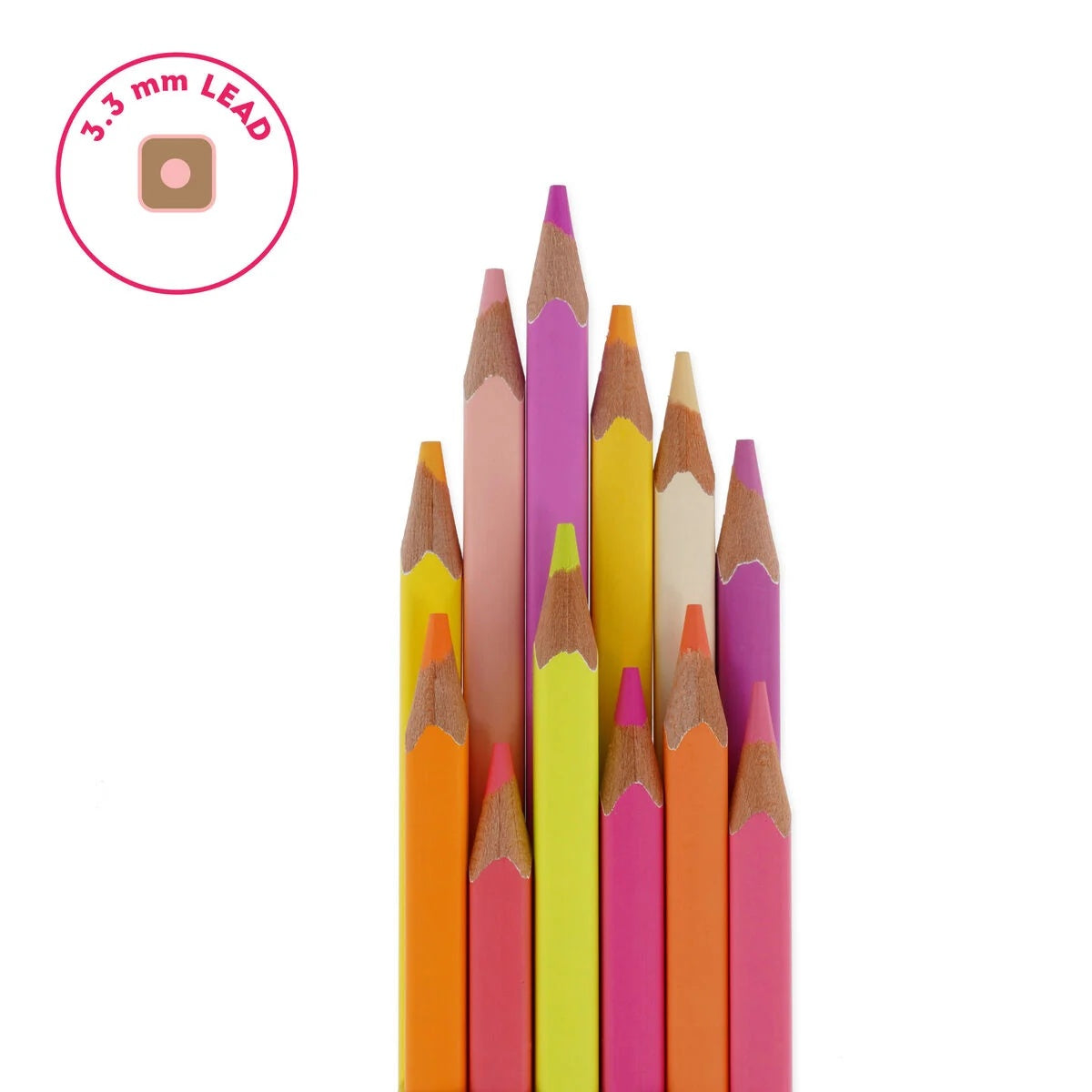 Set of 12 Colouring Pencils - Live Colourfully - Anilas UK