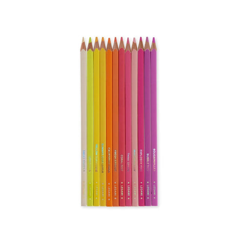 Set of 12 Colouring Pencils - Live Colourfully - Anilas UK