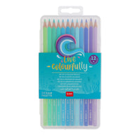 Set of 12 Colouring Pencils - Live Colourfully 2 - Anilas UK