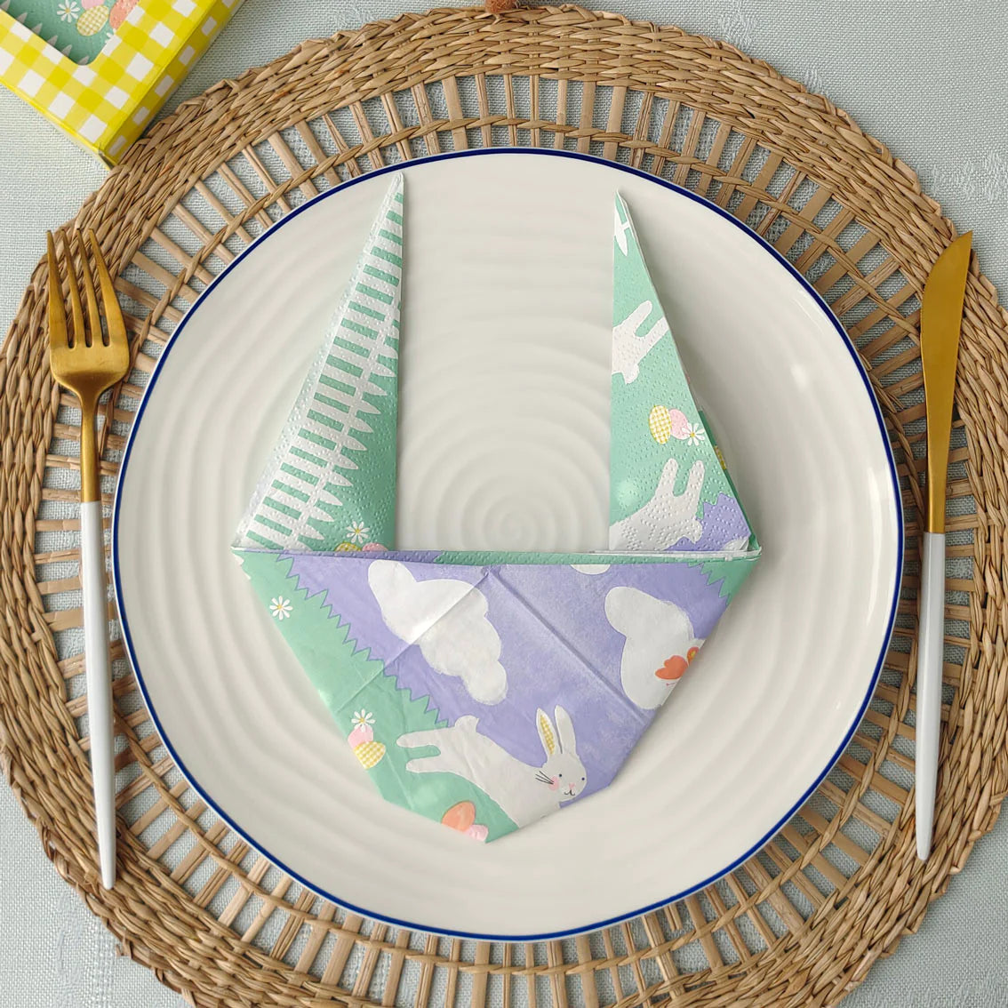 Easter Bunny Napkins (Pack of 20) - Anilas UK