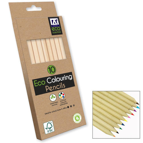 Set of 10 Eco Colouring Pencils - Anilas UK