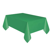 Emerald Green Plastic Table Cover (137x274 cm) - Anilas UK