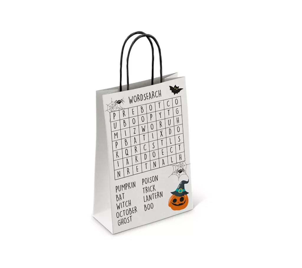 Halloween 4 Pack Treat Activity Paper Bags, Ages 3+ - Anilas UK