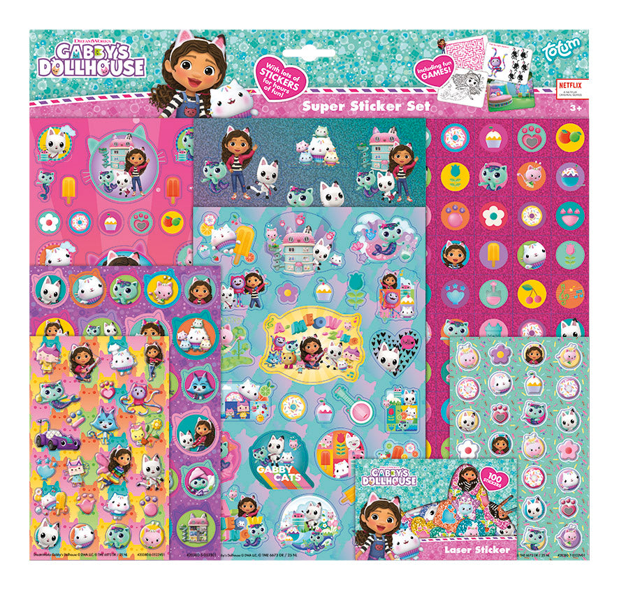 Super Sticker Set Gabby’s Dollhouse