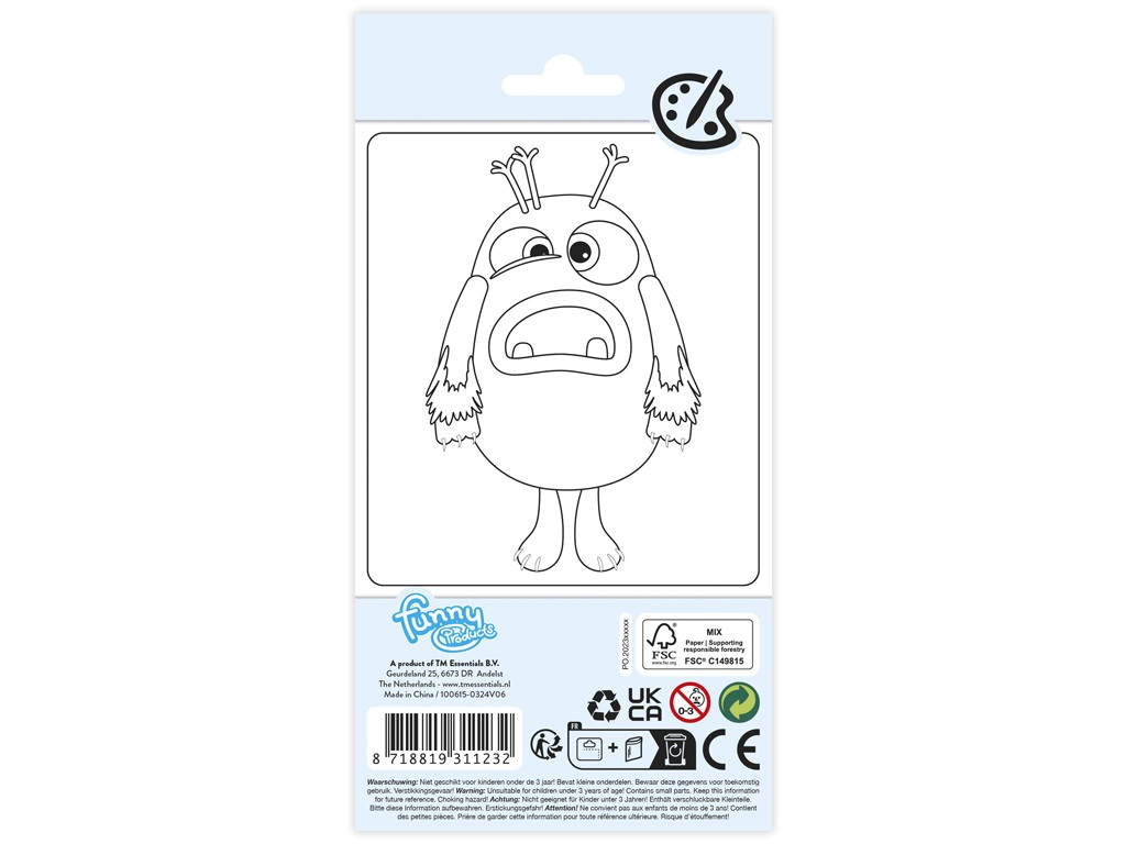 Monsters Stickers Pack 10 x 20cm - Anilas UK