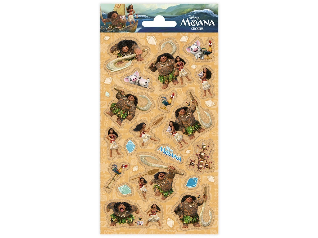 Moana Sticker Pack 10 x 20cm - Anilas UK