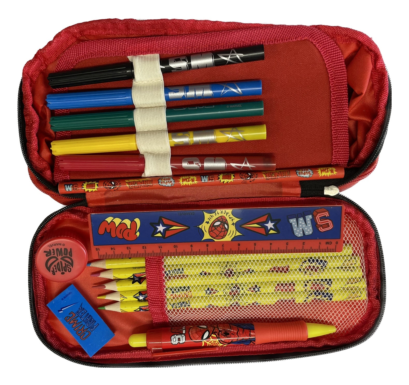 Marvel Spiderman Stationery Filled Pencil Case Set - Anilas UK