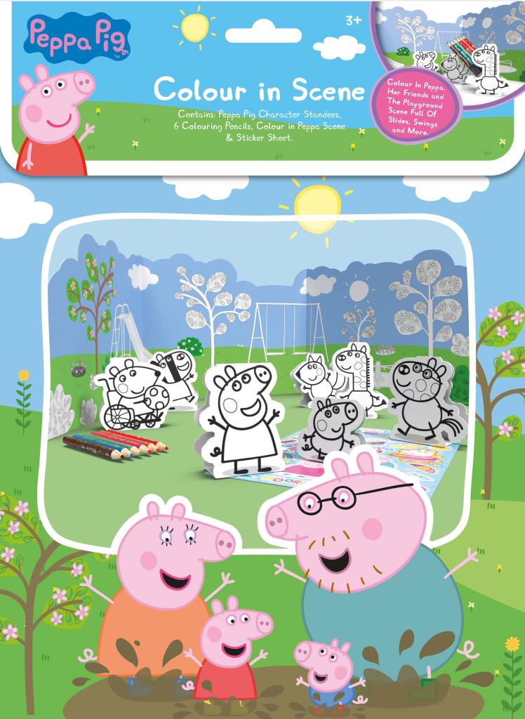 Peppa Pig Colour In Scene - Anilas UK