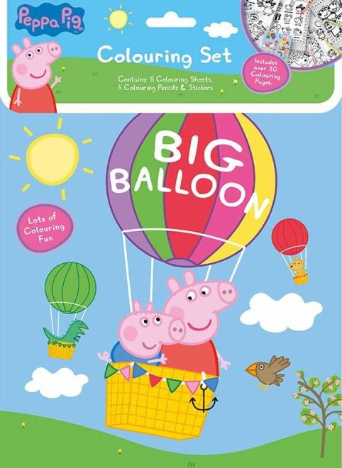Peppa Pig Colouring Set - Anilas UK
