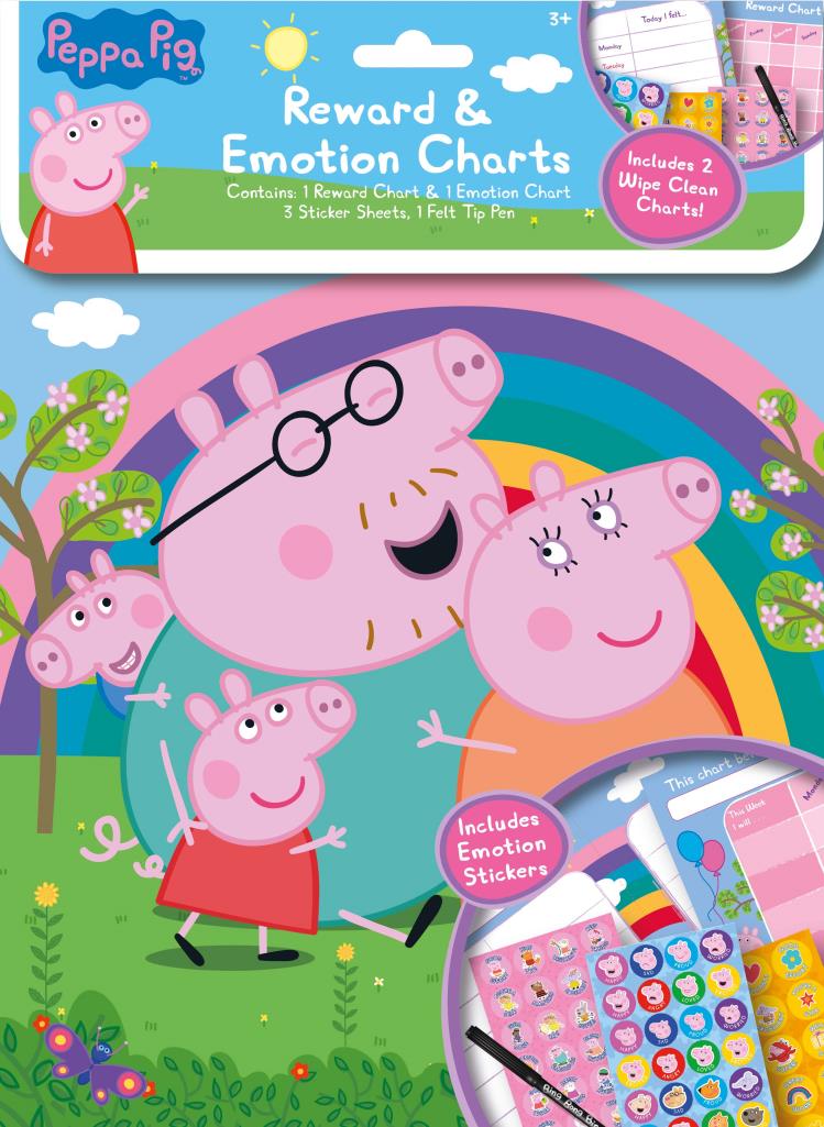 Peppa Pig Reward & Emotions Charts - Anilas UK