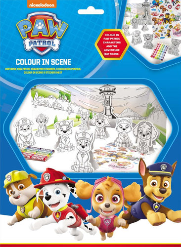 Paw Patrol Colour In Scene - Anilas UK