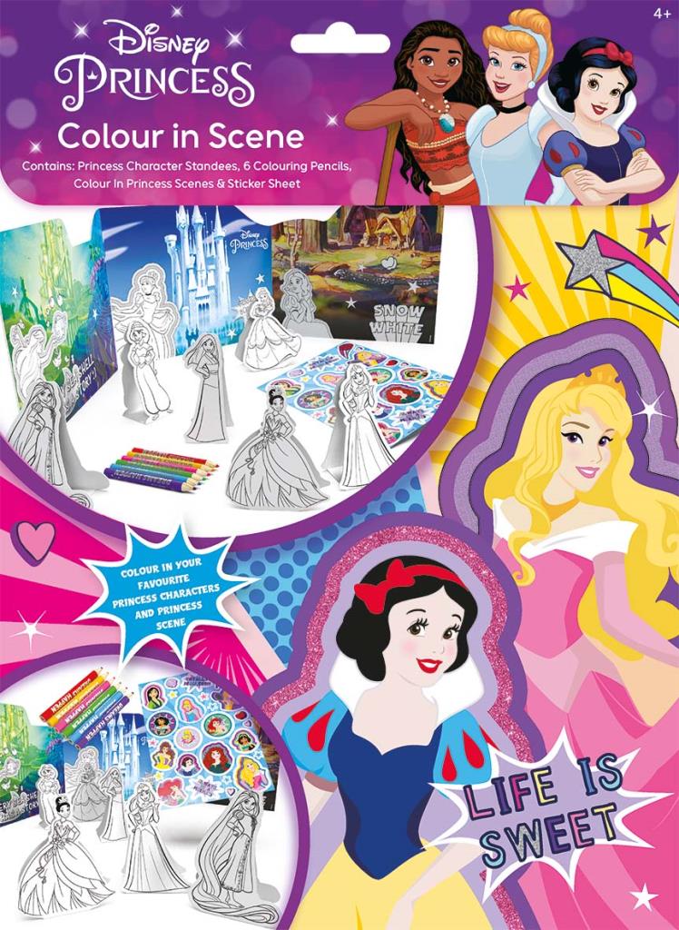 Disney Princess Colour In Scene - Anilas UK