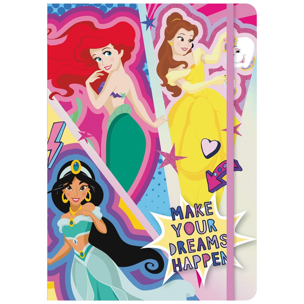 Disney Princess A5 Hardback Notebook - Anilas UK