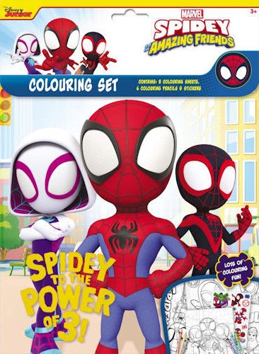 Spidey & Friends Colouring Set - Anilas UK